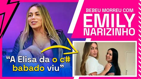EMILY NARIZINHO COMENTA EXPÊRIENCIA .